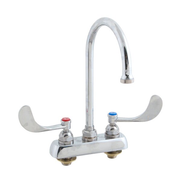 Faucet, 4"Dk , Gsnk, Wrstbld Handle